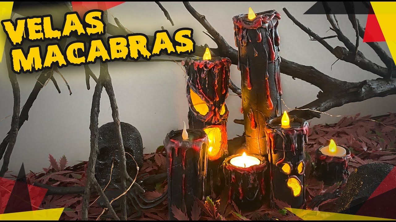 🕯️ Velas Macabras 🕯️:: Chuladas Creativas:: Halloween