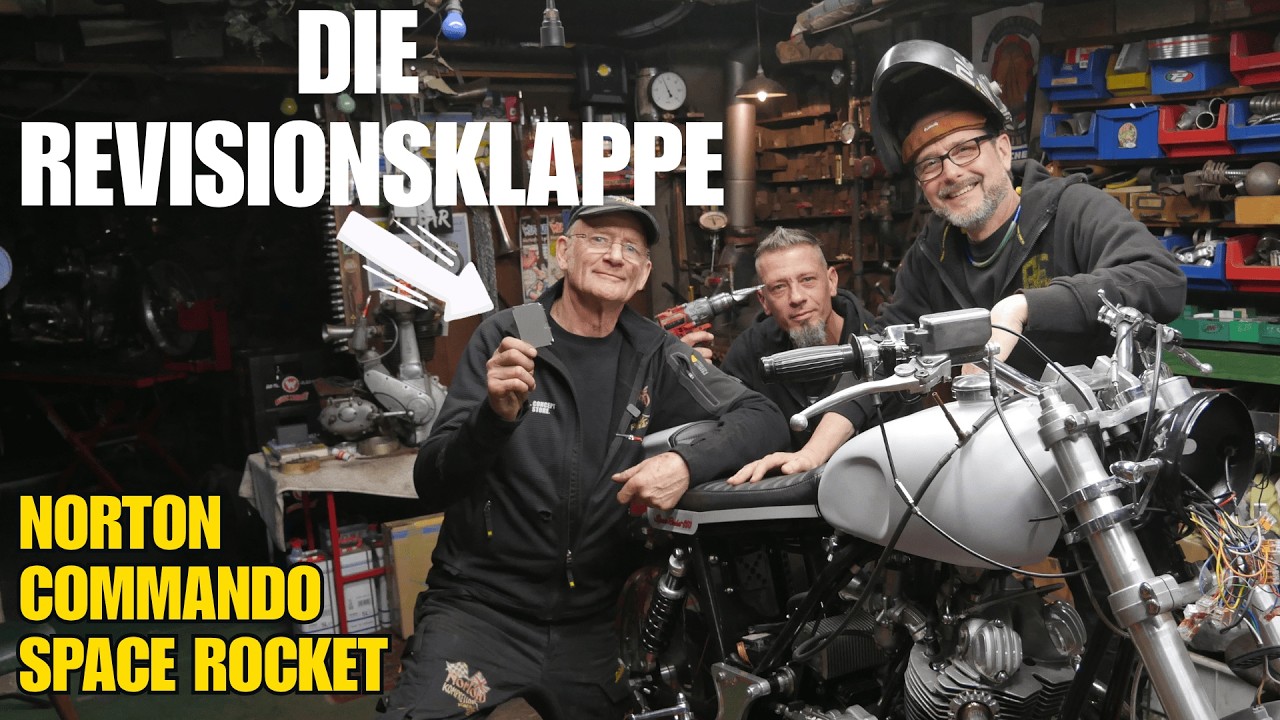 Kurz vor der Vollendung: Norton Commando Space Rocket | Andis Funktionspunk