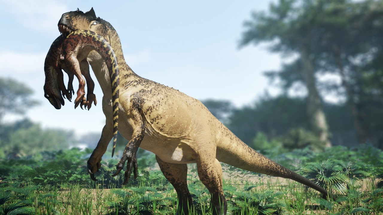 I survived as an Allosaurus on a 400 player server