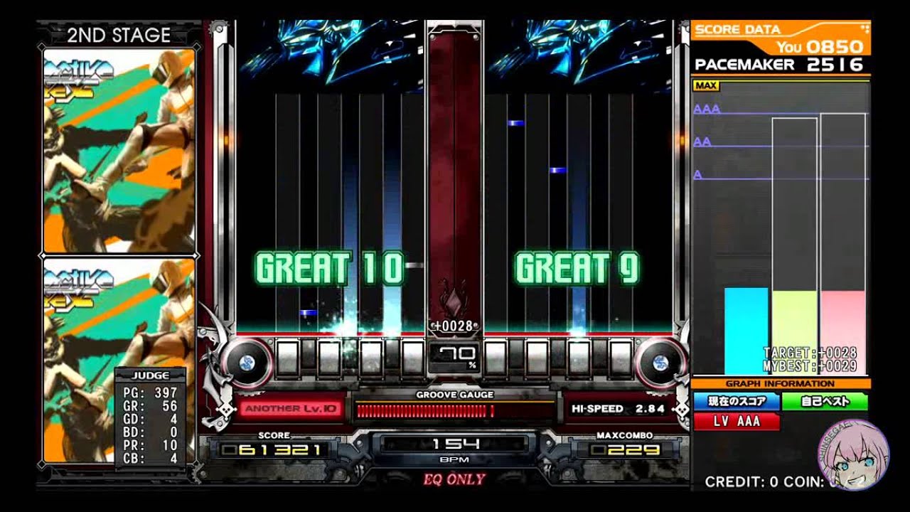 Beatmania IIDX 21 SPADA - refractive index DPA 10 AAA