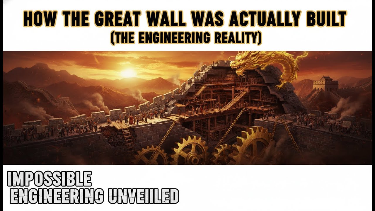 How the Great Wall Was Actually Built (The Engineering Reality)