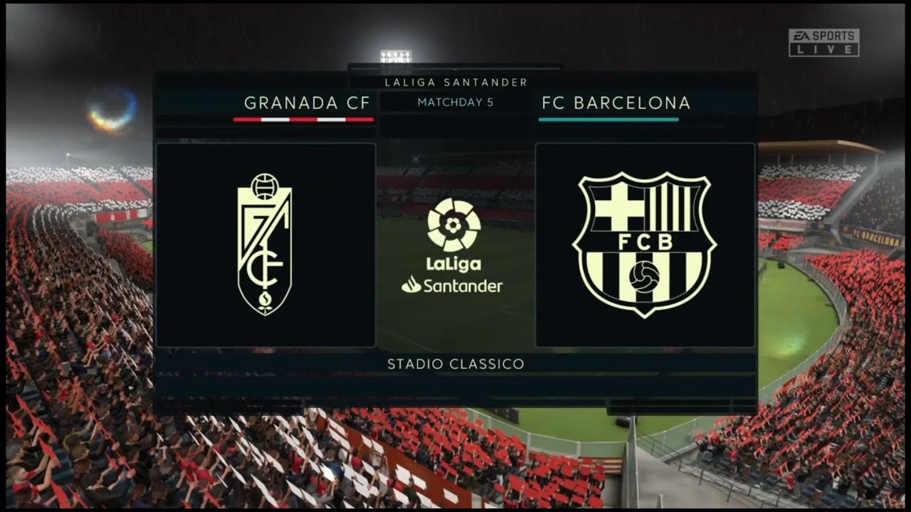 FIFA 20 : La liga tournament feat- FC Barcelona (Matchday-5) (PS4 slim)