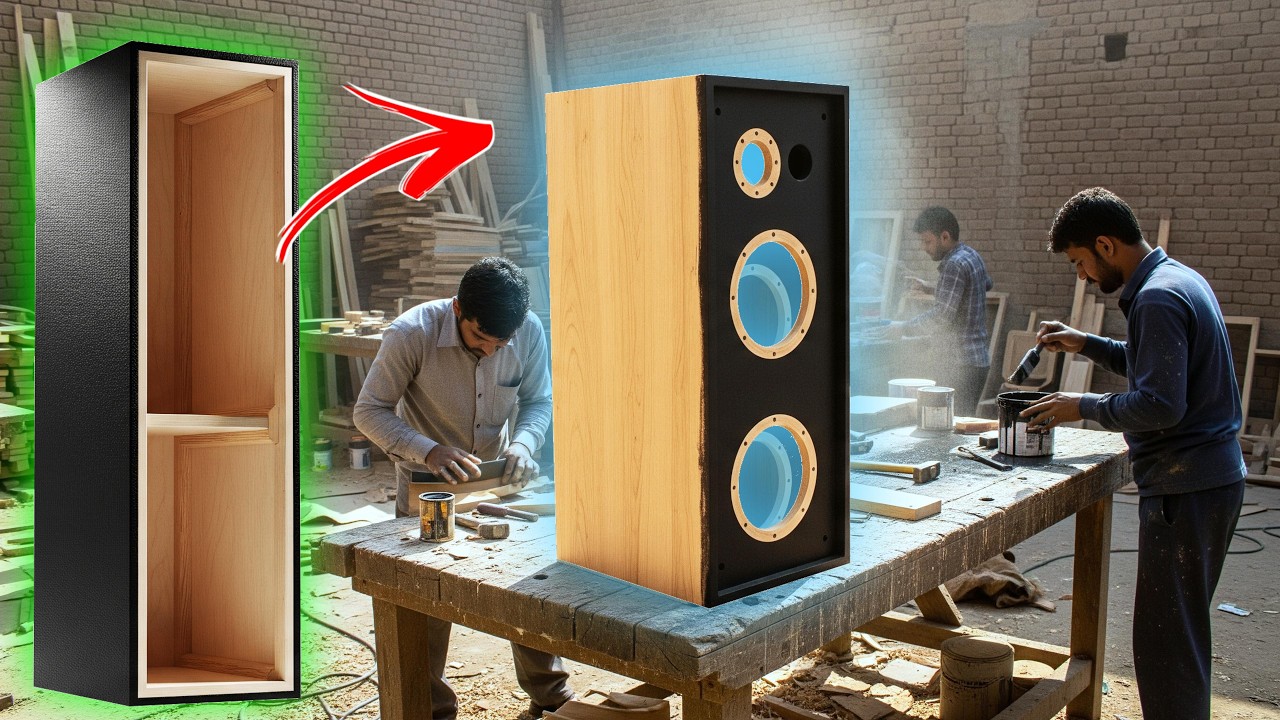 Beautiful Handmade Wooden Speaker &ndash; You Won&rsquo;t Believe the Sound!