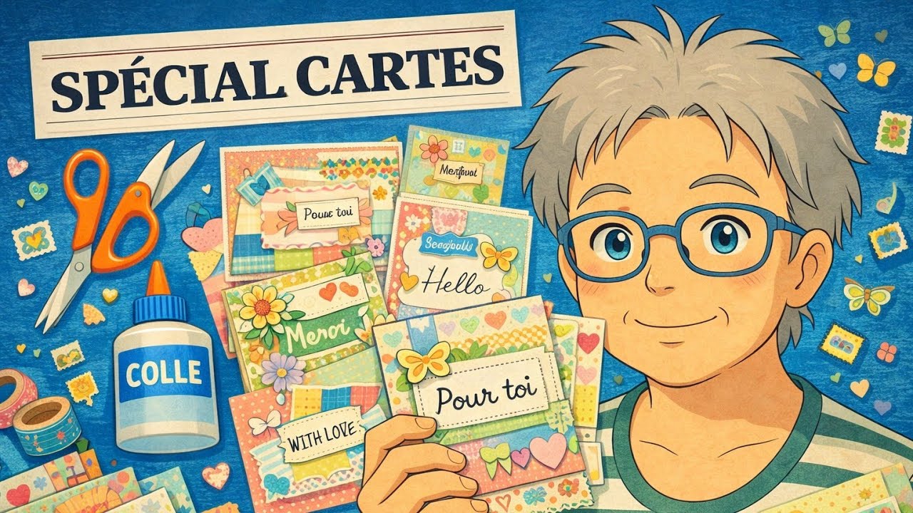 Cartes d'accompagnement #carterie #scrap #petitbonheur