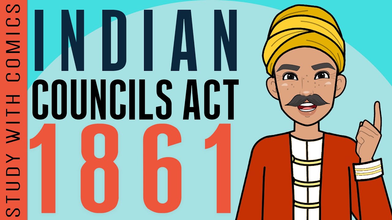 Indian Councils Act  of 1861 | Laxmikanth Summary - Chapter 1| Study with Comics | Hindi / English