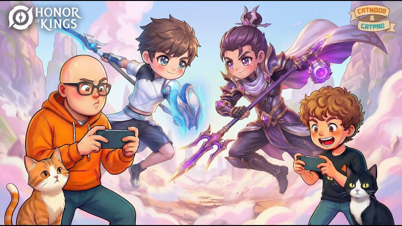 🎮 GAMEPLAY - EP. 04 - HONOR OF KINGS - CATNOOB ACHOU QUE IRIA ENSINAR O CATPRO😹