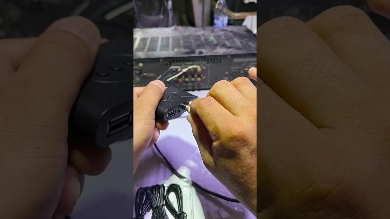 Paano lagyan ng Bluetooth Receiver Ang amplifier
