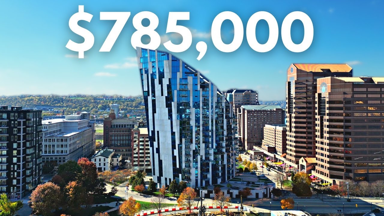 Inside this $785,000 Luxury Condo with AMAZING Cincinnati Skyline Views
