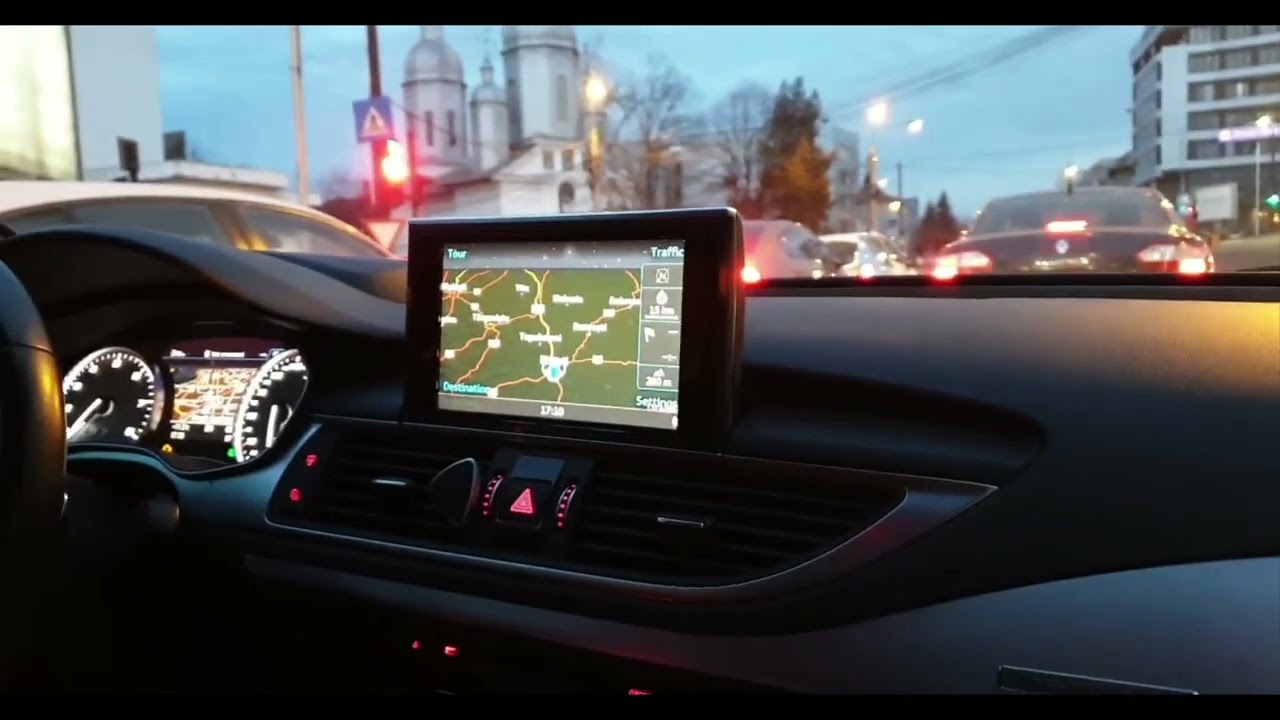 Ride in a straight pipe Audi S7 (old video)