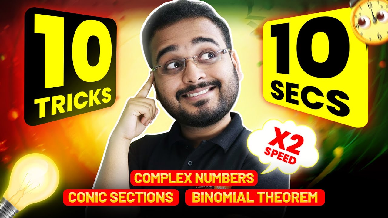 🔥 10-Second Tricks for Complex Numbers, Conics & Binomial | KCET Maths | Ankit Sir 🚀