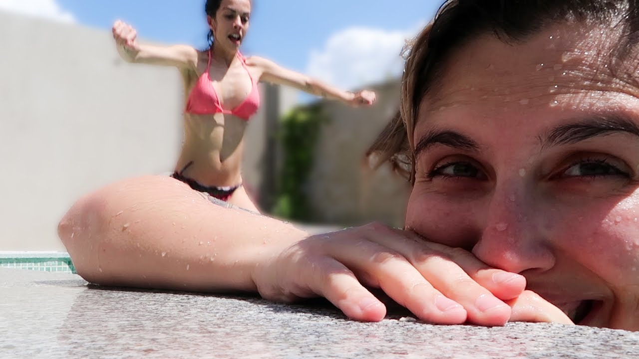 PRIMER BAÑO JUNTAS EN LA PISCINA!!