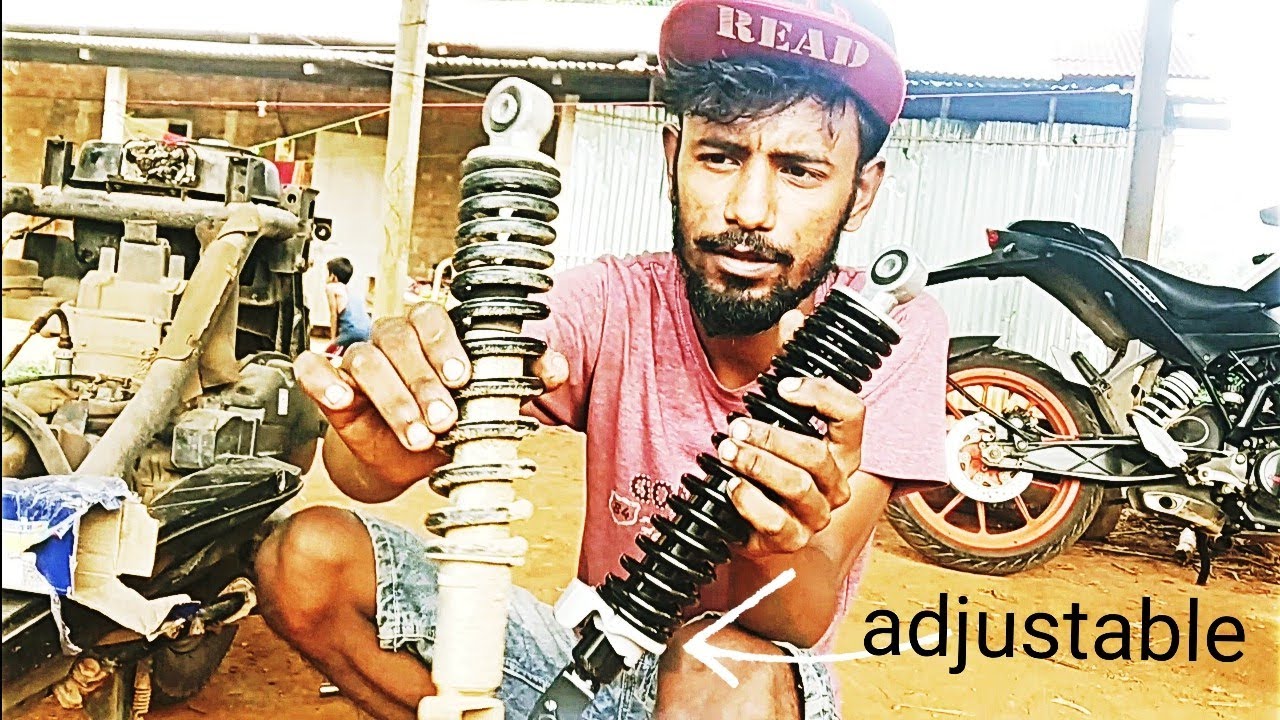 Honda Dio Adjustable Rear Suspension ( Part 1 )🔥In Hindi
