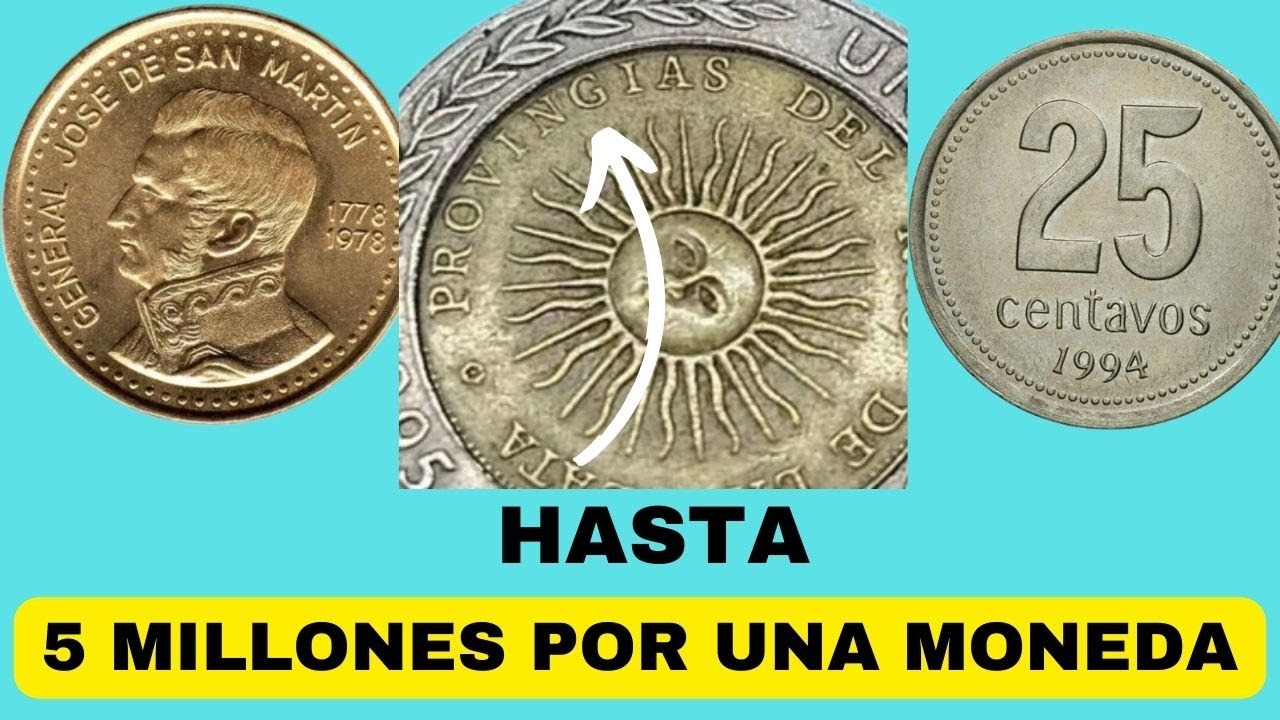 !¡HASTA 5 MILLONES POR UNA MONEDA!!  #moneda #argentina #coleccion