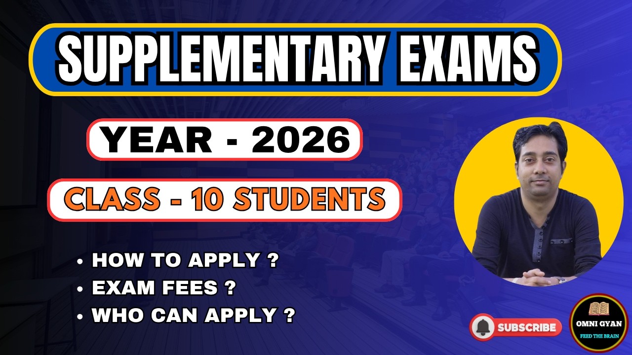 Supplementary Exams - 2026 || Complete Information || Class-10 || MBOSE || Omni Gyan