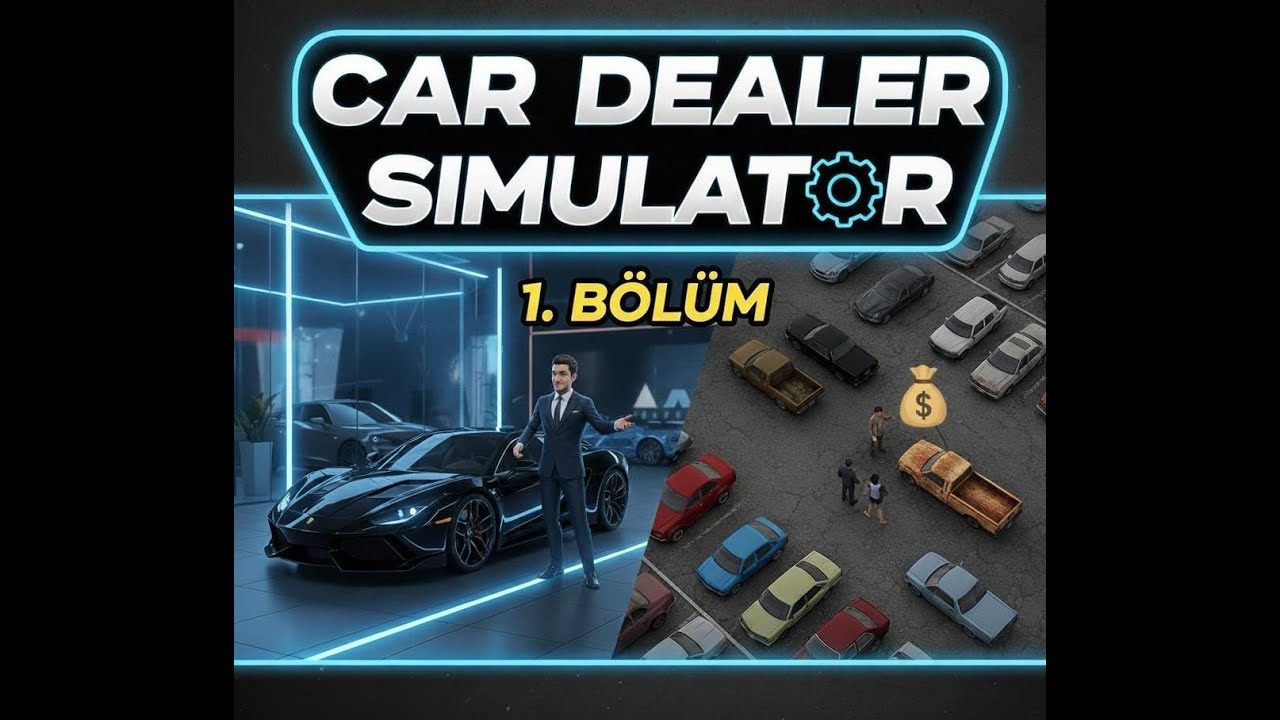 Car Dealer Simulator 1.bölüm eski arızalı arabalardan sonunda kurtulduk