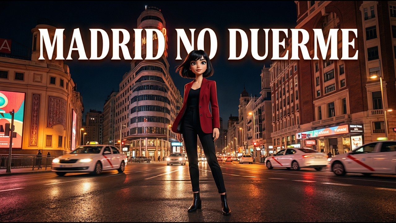 MADRID NO DUERME | Madrid at Night 🇪🇸 | Cinematic Urban Song