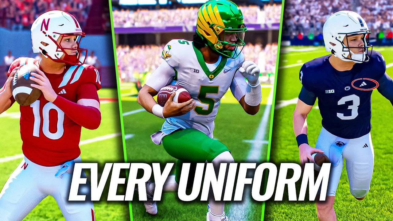 EVERY Team's Uniforms in College Football 27