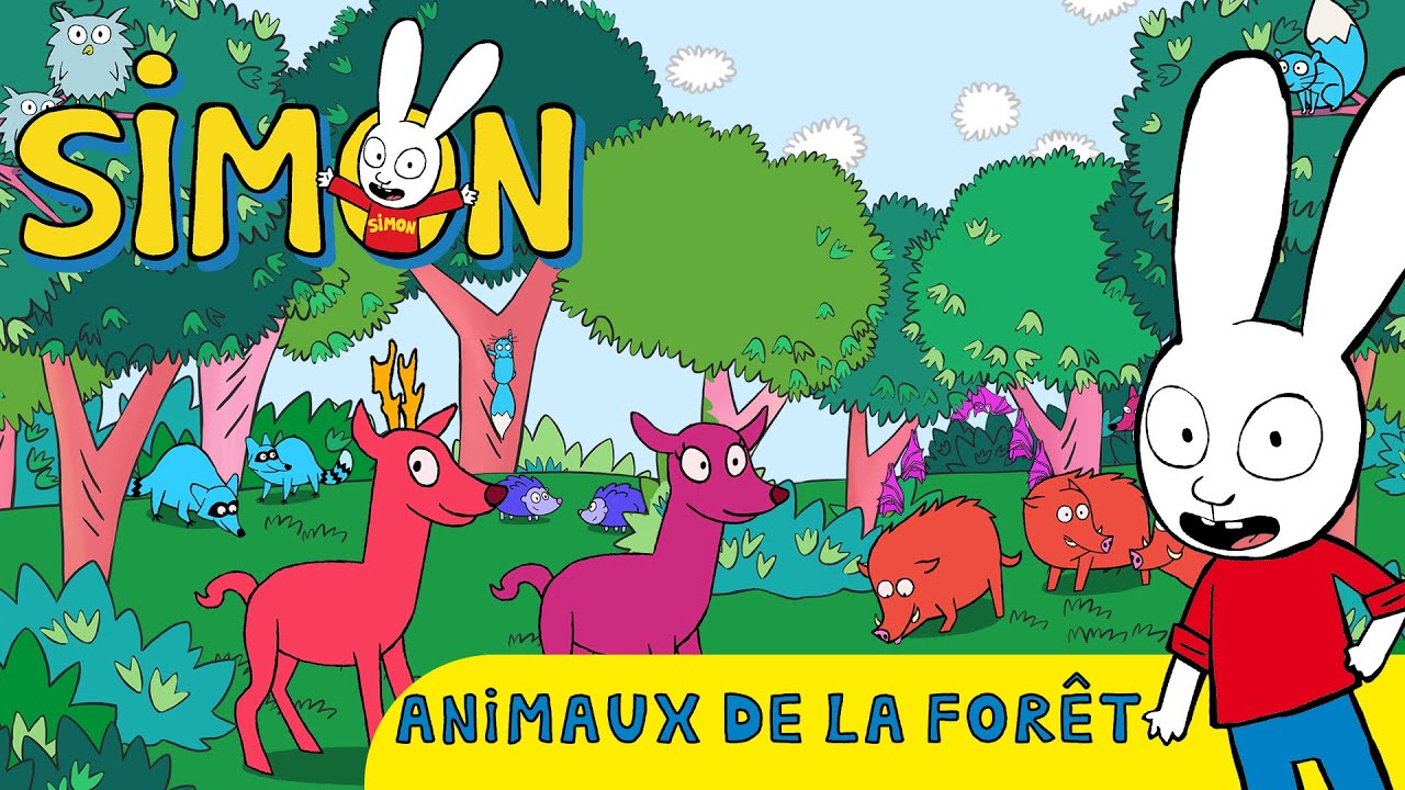 Découvre les animaux de la forêt | Simon | 🌍 Journée de la Terre 💙 | Apprendre avec Simon