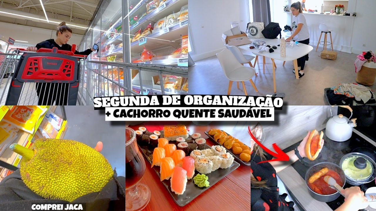 SALSICHA DE FRANGO SAUDÁVEL, ORGANIZANDO O APÊ, COMPRAS DO MERCADO e muito mais ♥ - Bruna Paula