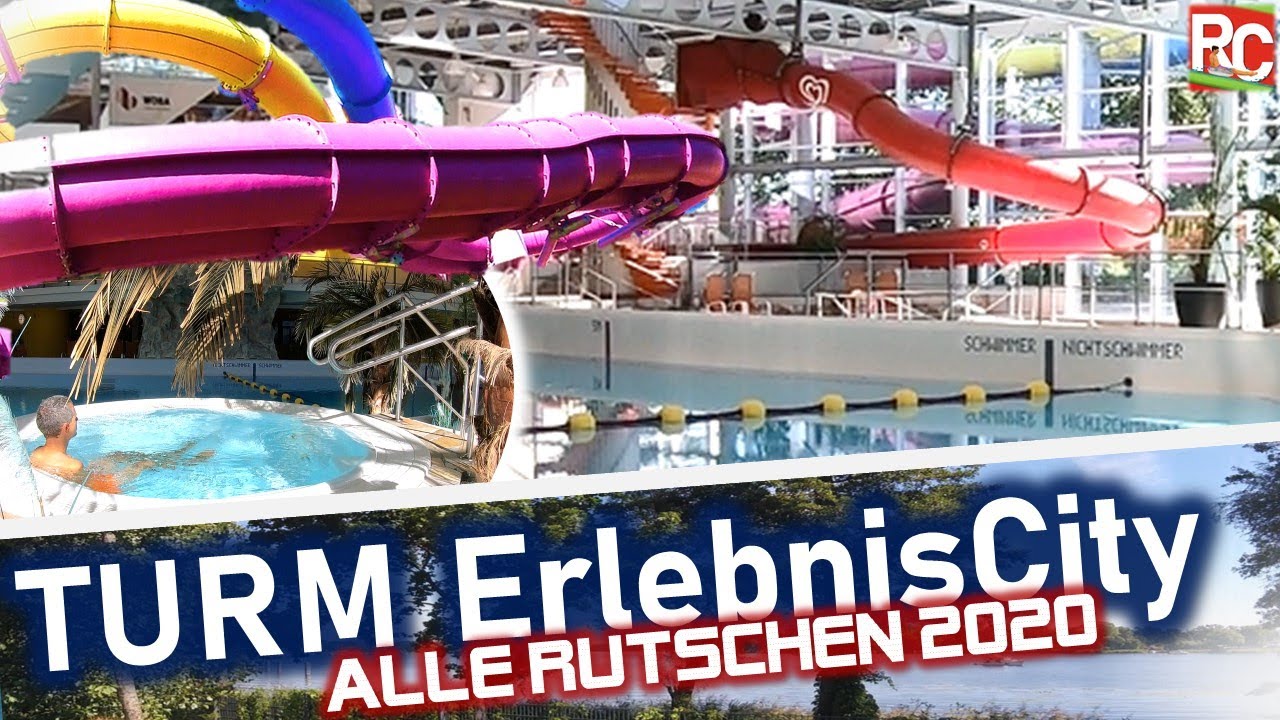 TURM ErlebnisCity Oranienburg - alle Rutschen / all slides (Impressionen: alle Attraktionen)  2020