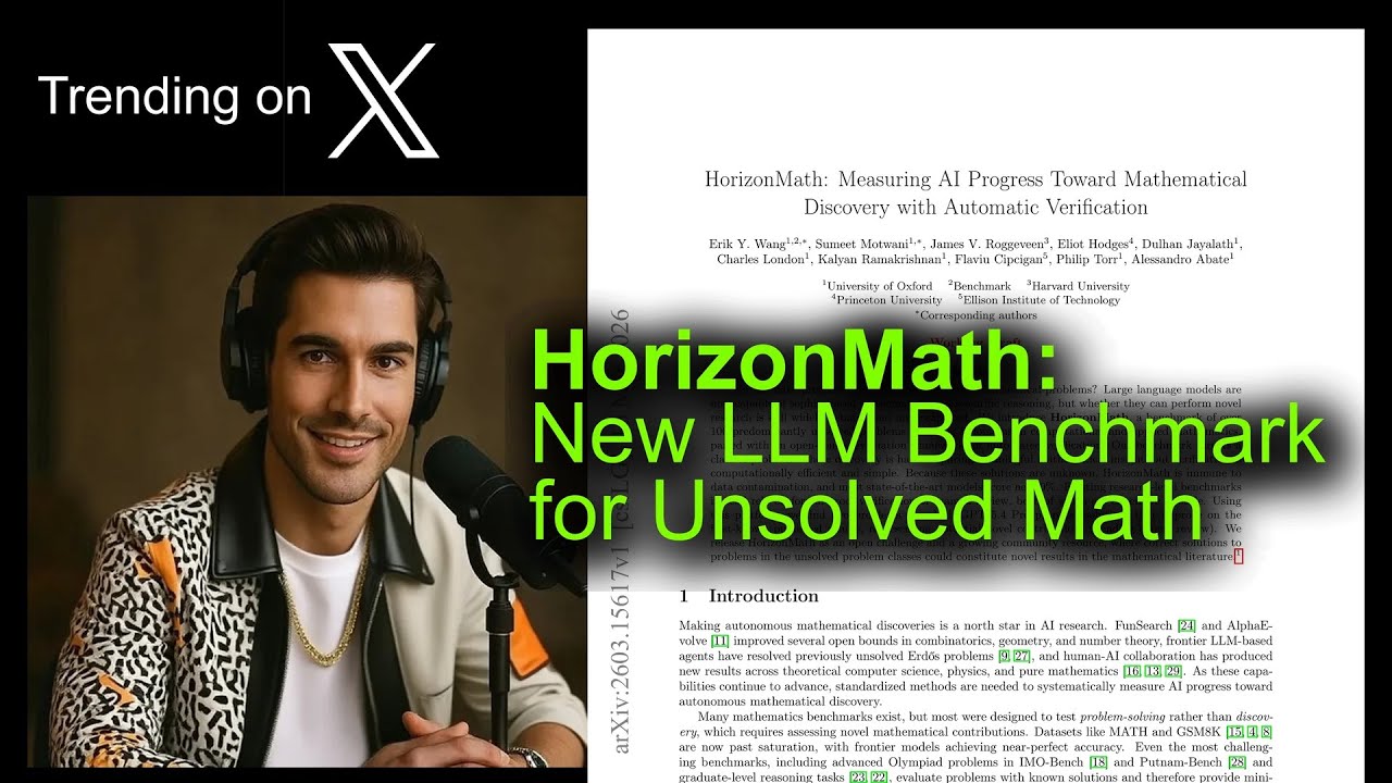 HorizonMath: Новый эталонный тест для магистерских программ по нерешенным математическим задачам.