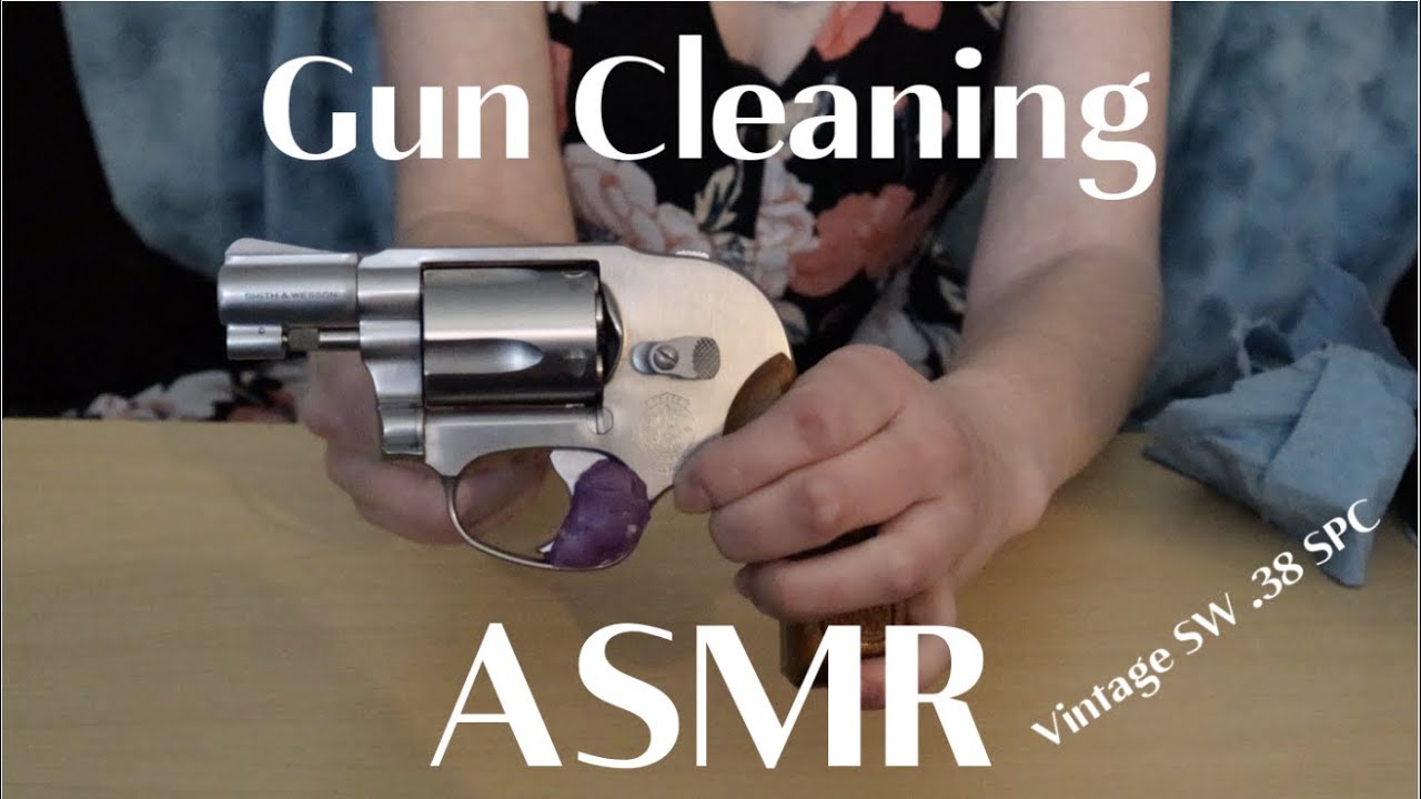 Gun Cleaning ASMR - Smith & Wesson .38 Special - No Talking - Clicks, Clacks, Metallic Noises