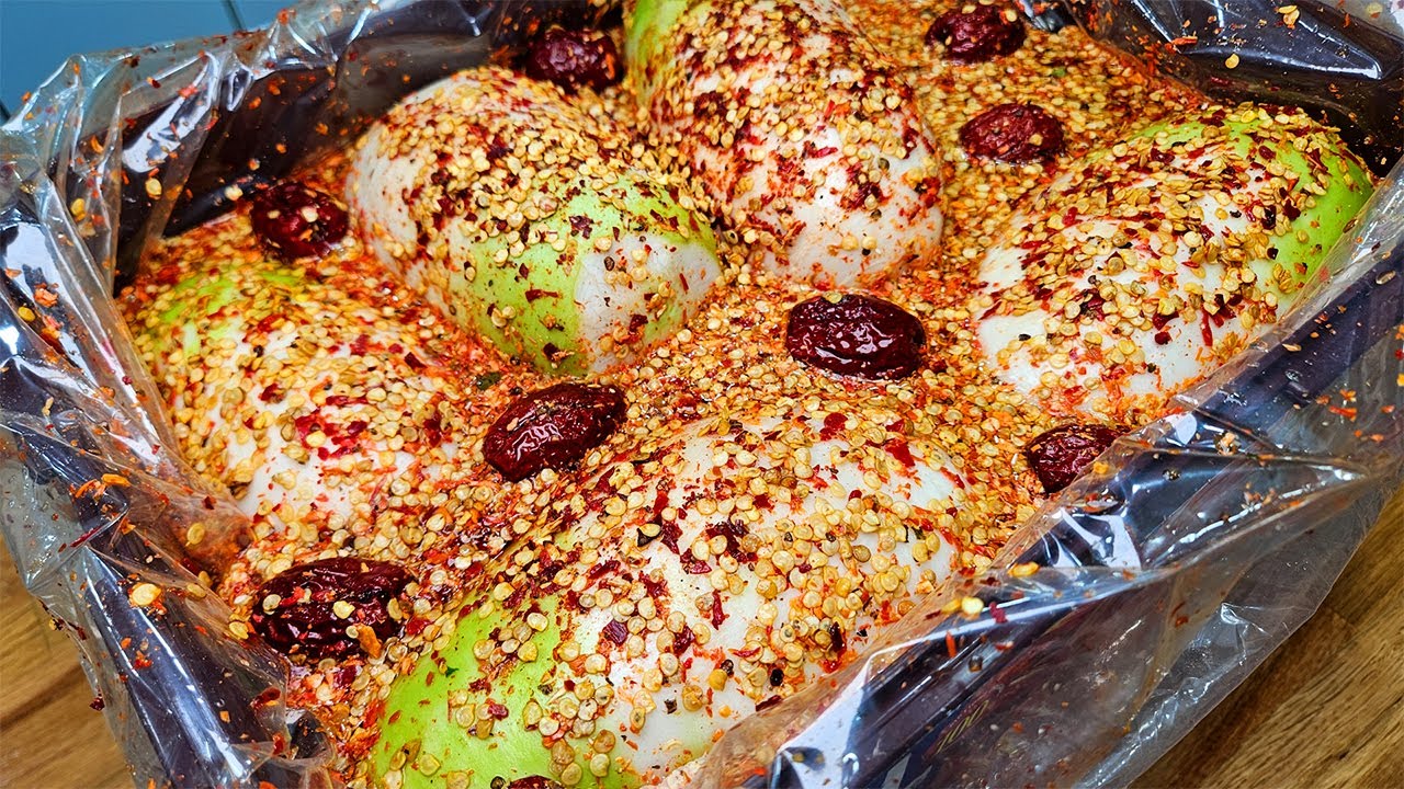 무짠지 담그는 기발한 비법 