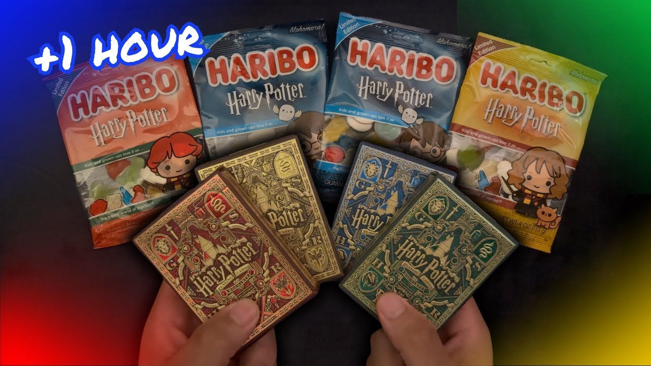 NEW 1 HOUR Harry Potter Haribo Gummies ~ Candy 'n' Solitaire ASMR