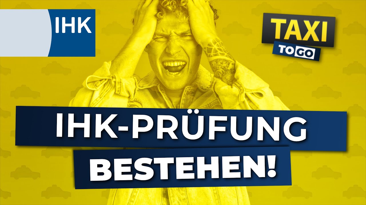 IHK-Fachkundeprüfung Taxi & Mietwagen: So bestehst du sicher – ohne Durchfallen