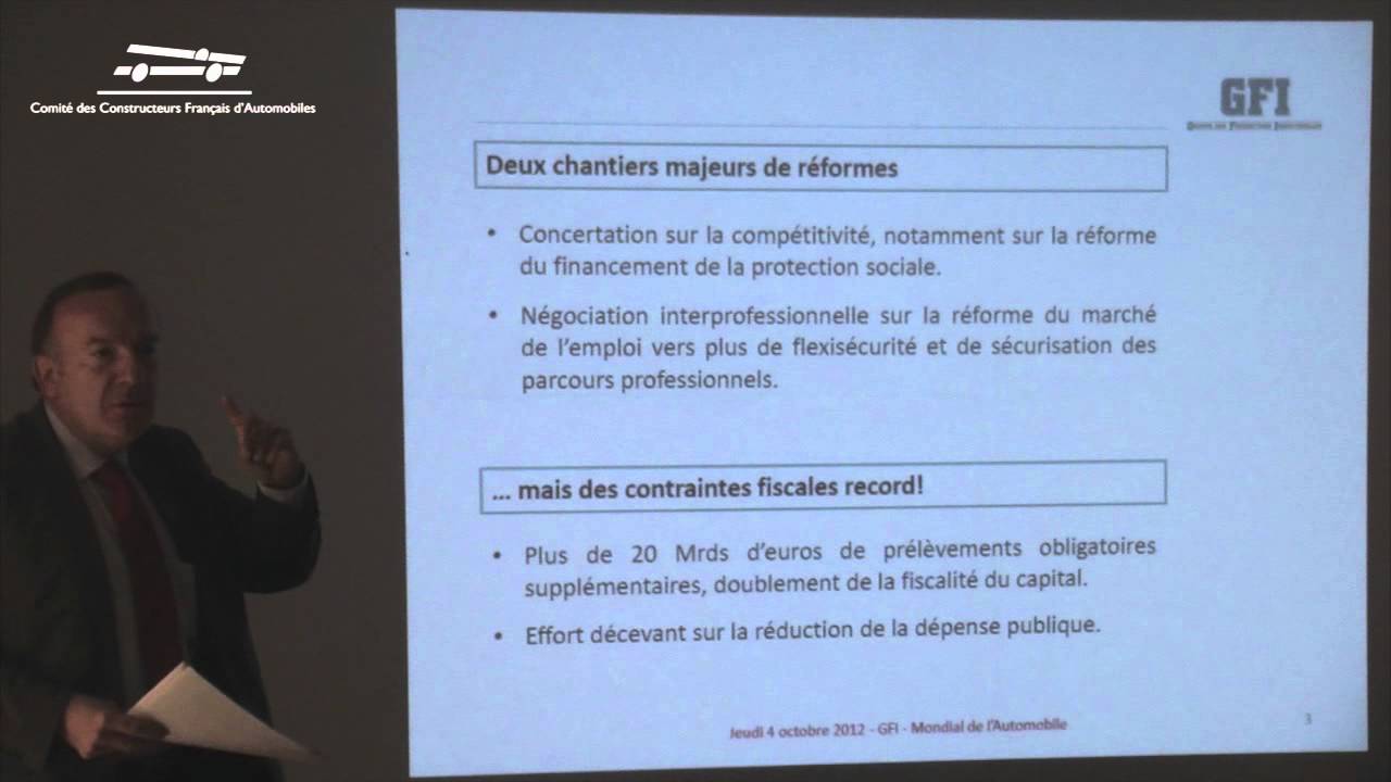 Conf&eacute;rence CCFA : Apr&eacute;s 4 mois d'action gouvernementale (04/10/12)