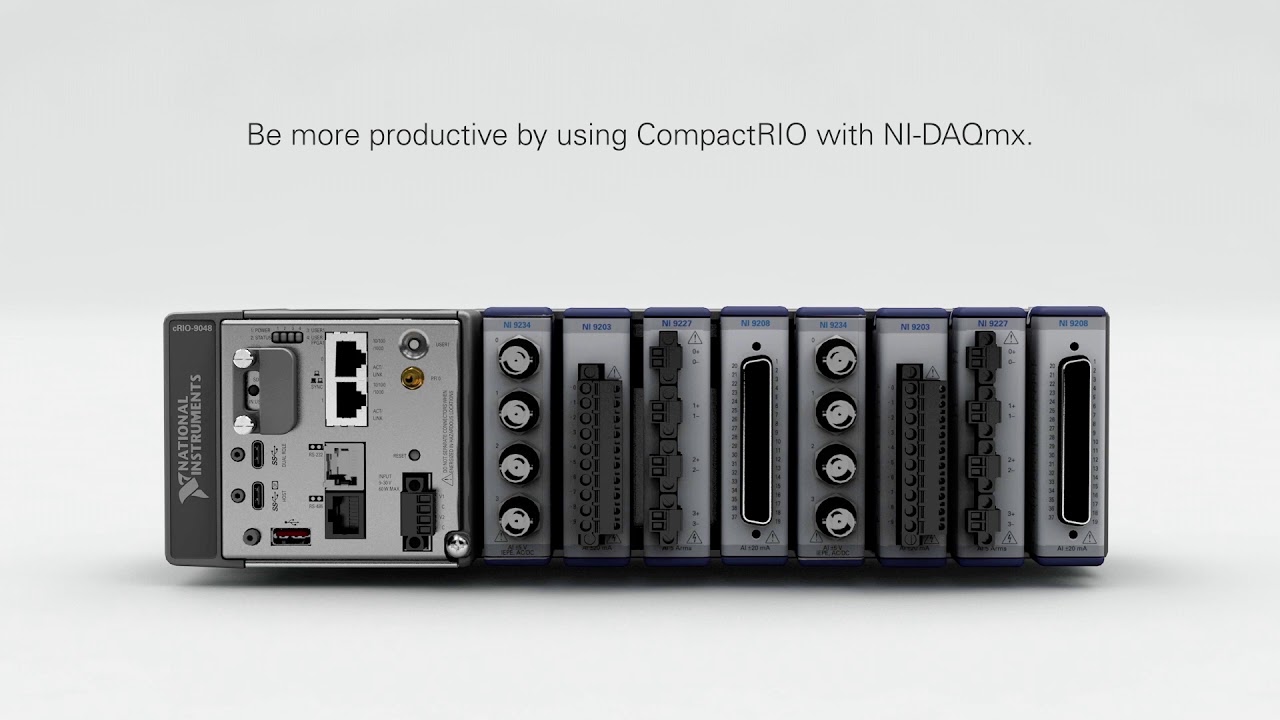 Announcing CompactRIO with NI-DAQmx and  NI InstrumentStudio&trade; Software