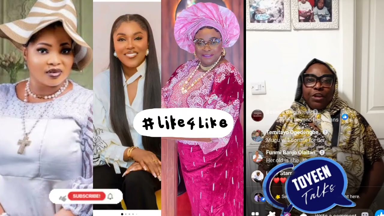 GBAM AUNTY BIOLA ADEBAYO SEFF DON COLLECT FROM MAMA FARAMADE HAND OO...NO BE SMALL TALK SHE TALK OOO
