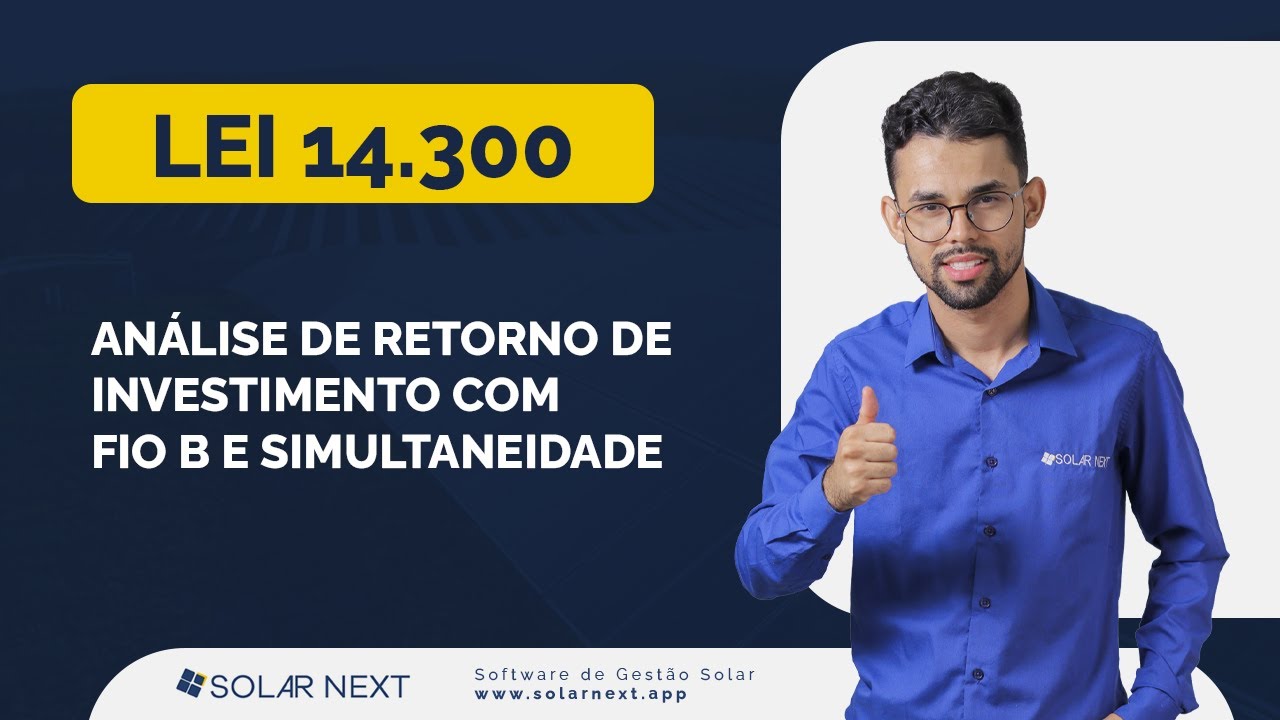 AN&Aacute;LISE DE RETORNO DE INVESTIMENTO COM FIO B E SIMULTANEIDADE