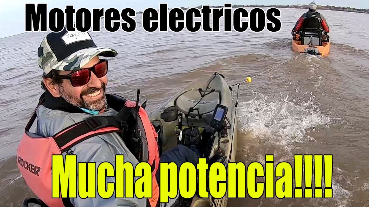 Hoy me remolcaron dos Kayaks a motor electico un Haswing y un Torqeedo!