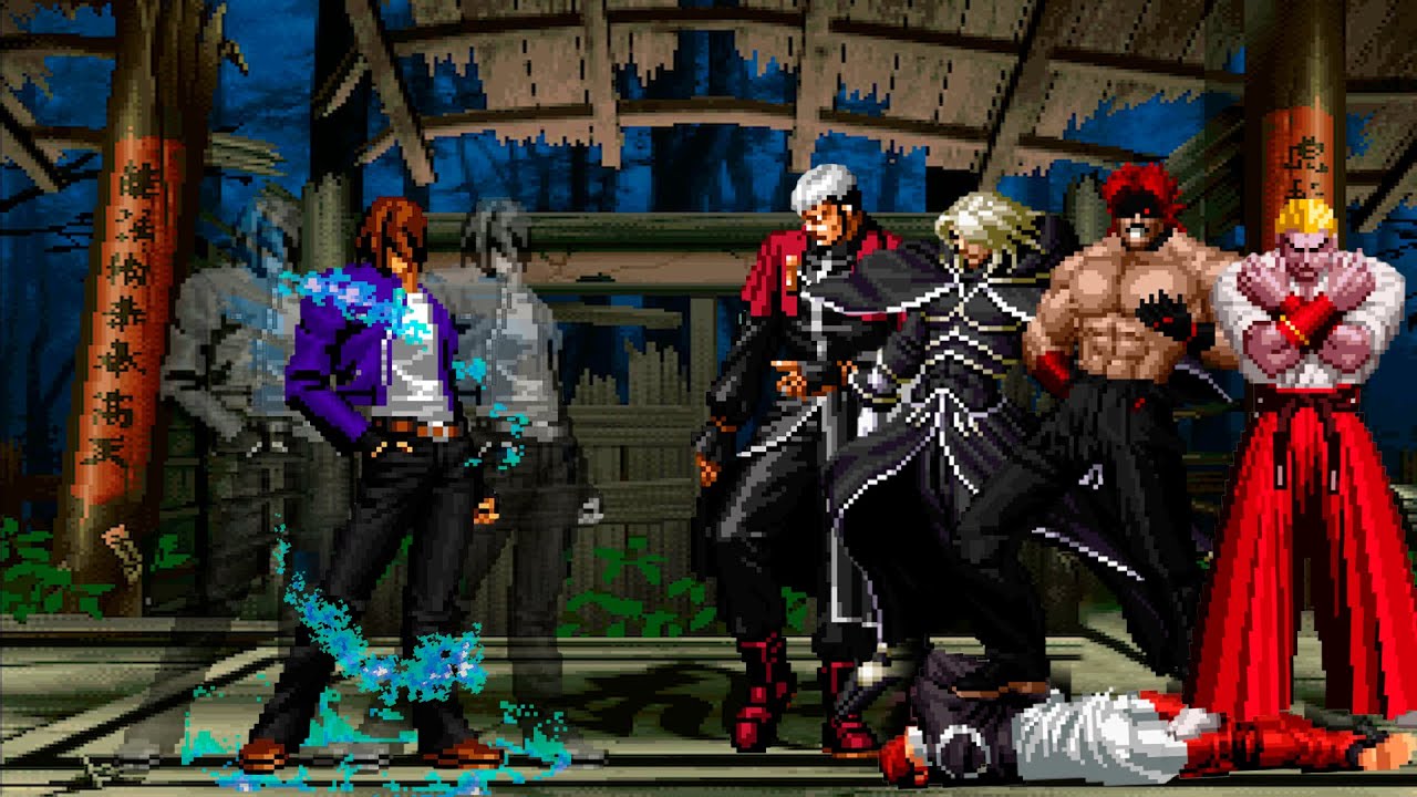 [KOF Mugen] Kyo Last vs Bosses Team