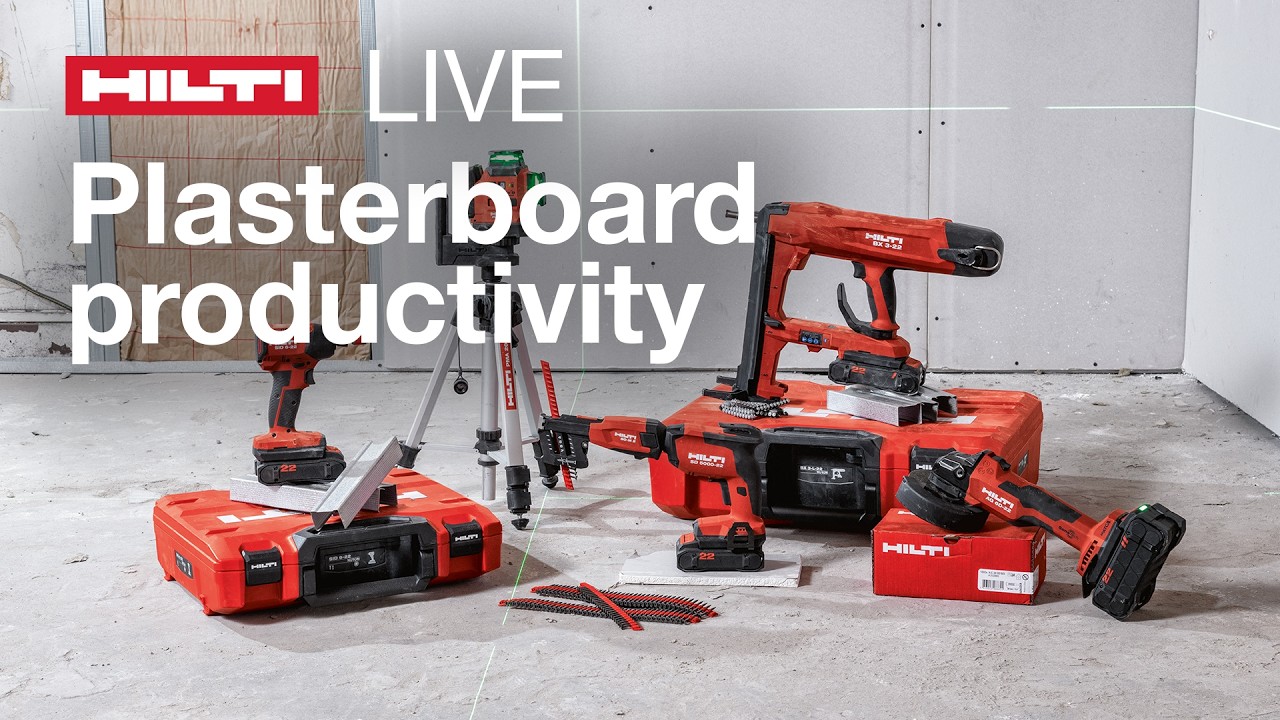Hilti Live Episode 13 - Boost Productivity in Drywall with Hilti Solutions