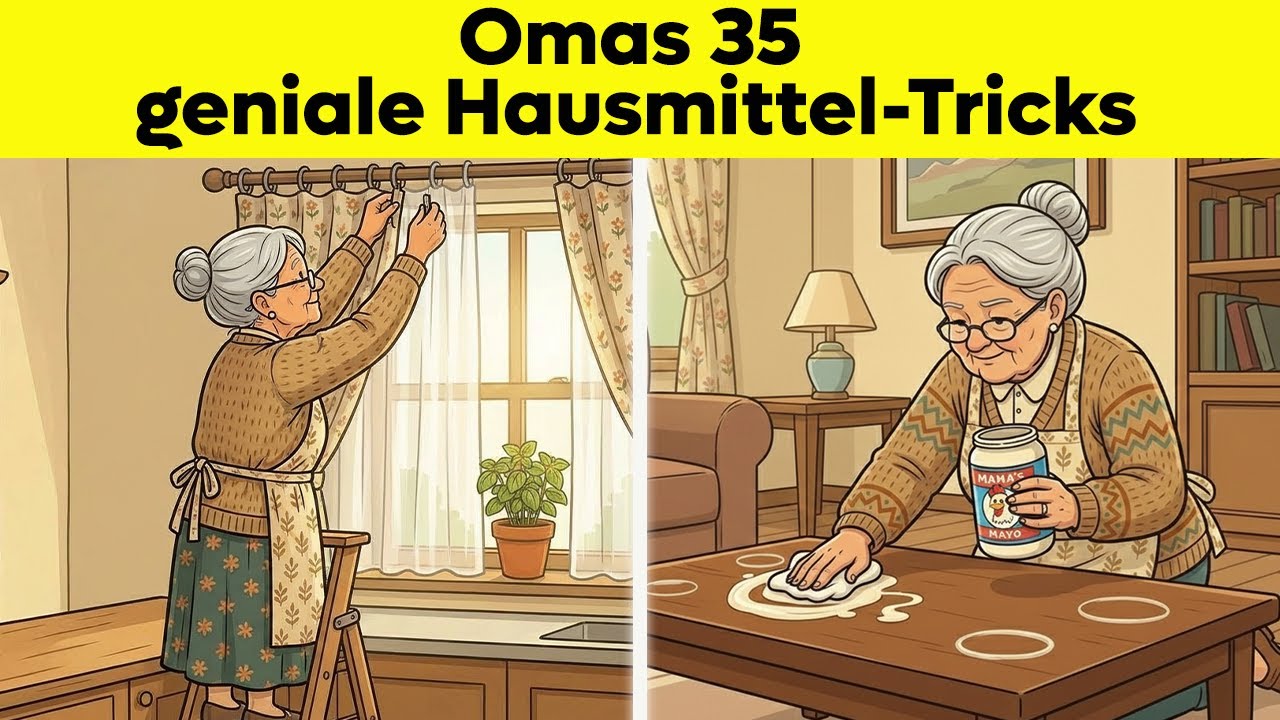 Omas 35 Geniale Hausmittel-Tricks, Die Dein Zuhause Und Alltag Retten Werden!