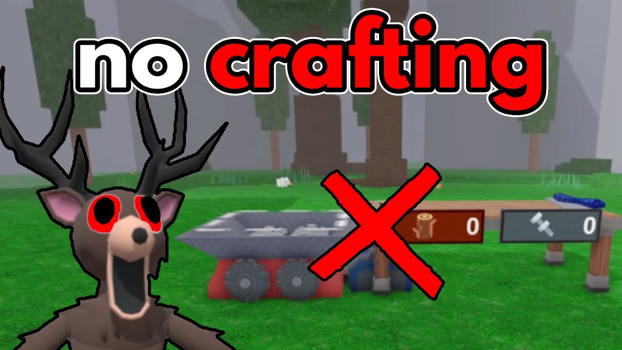 Surviving 99 Nights with NO CRAFTING TABLE!