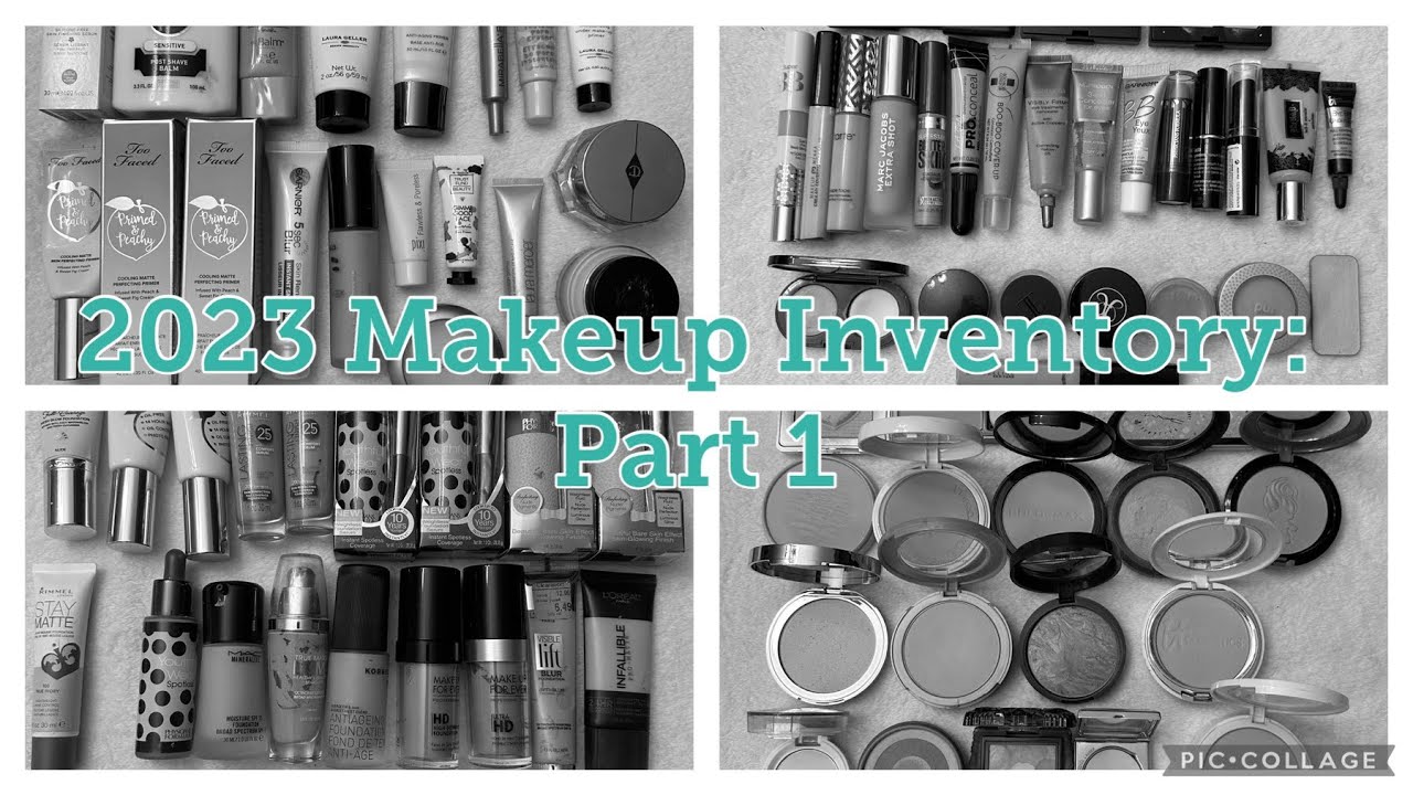 2023 Makeup Inventory: Part 1