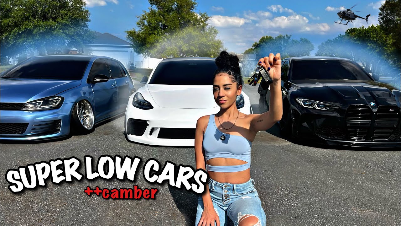 Inside the Worlds 3 EXTREME LOWEST and CAMBERED Cars