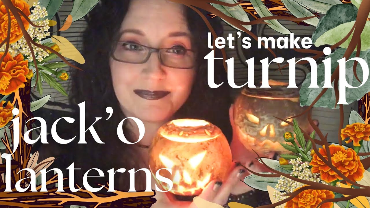 EASY TURNIP JACK O’LANTERN How to Carve Stingy Jack's Light