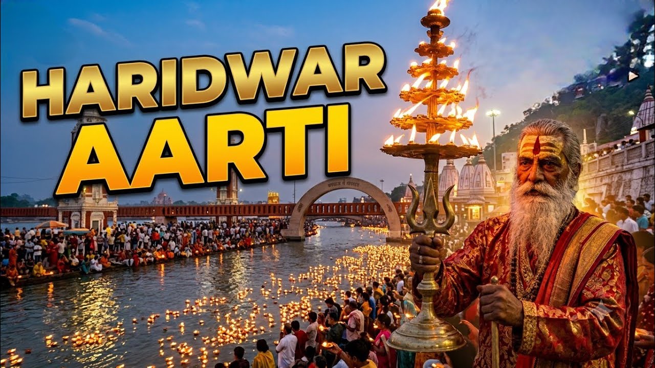 Experience the magic of haridwar aarti 🙏✨️#haridwar #aarti #Rishikesh #daily 