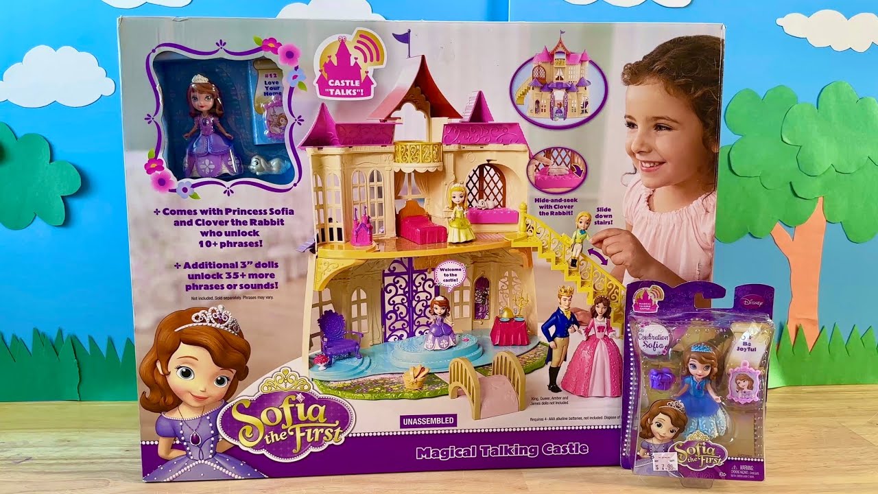 ASMR Sofia The First Castle Unboxing Disney Junior