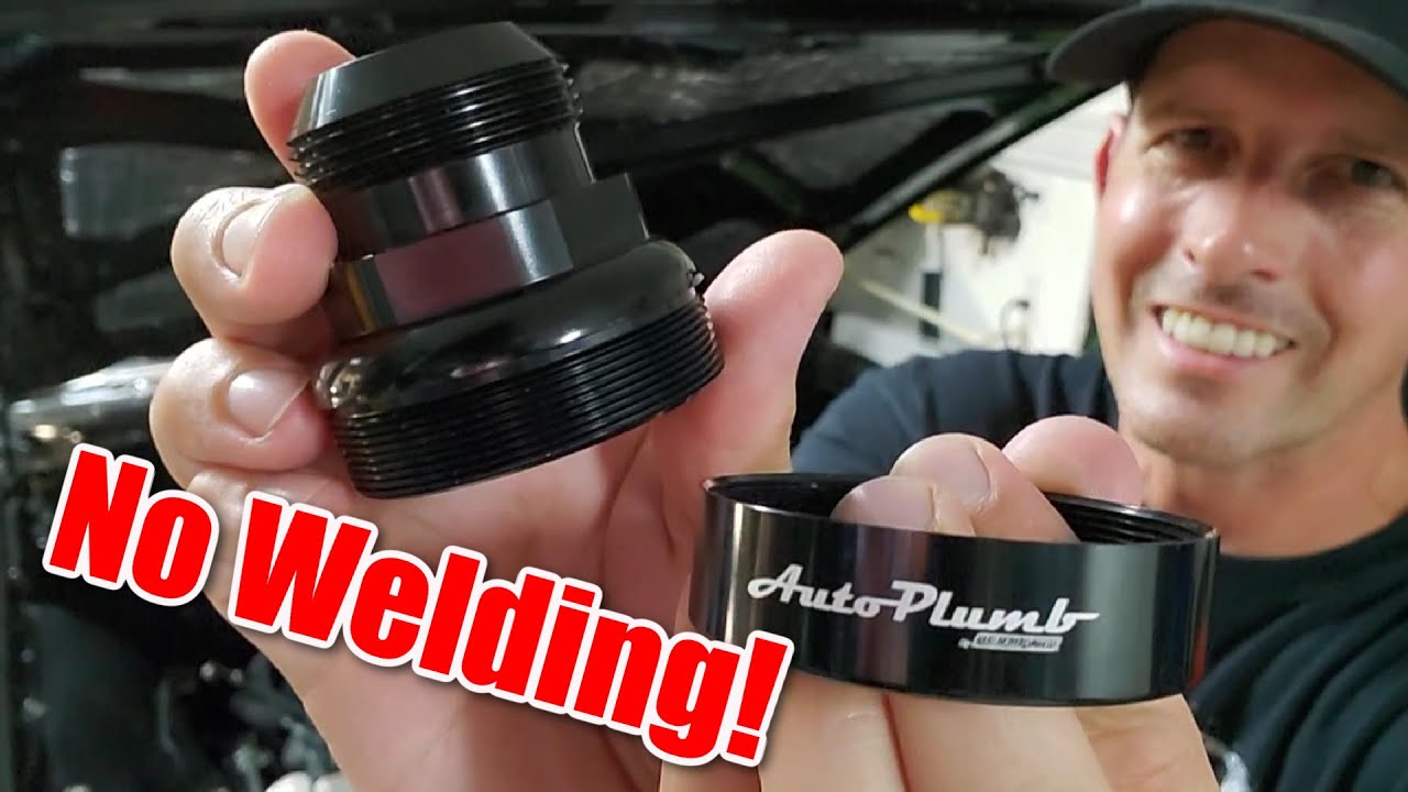 Installing a lower AN Radiator hose and an AN heater hose, without welding?  AutoPlumb