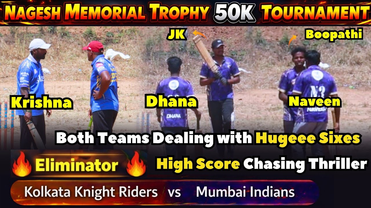 ELIMINATOR🔥|| NAGESH MEMORIAL TROPHY MINI IPL TOURNAMENT || KKR vs MI ||#worldcup#t20worldcup2026