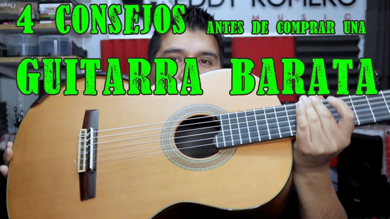 4 consejos antes de comprar una GUITARRA BARATA