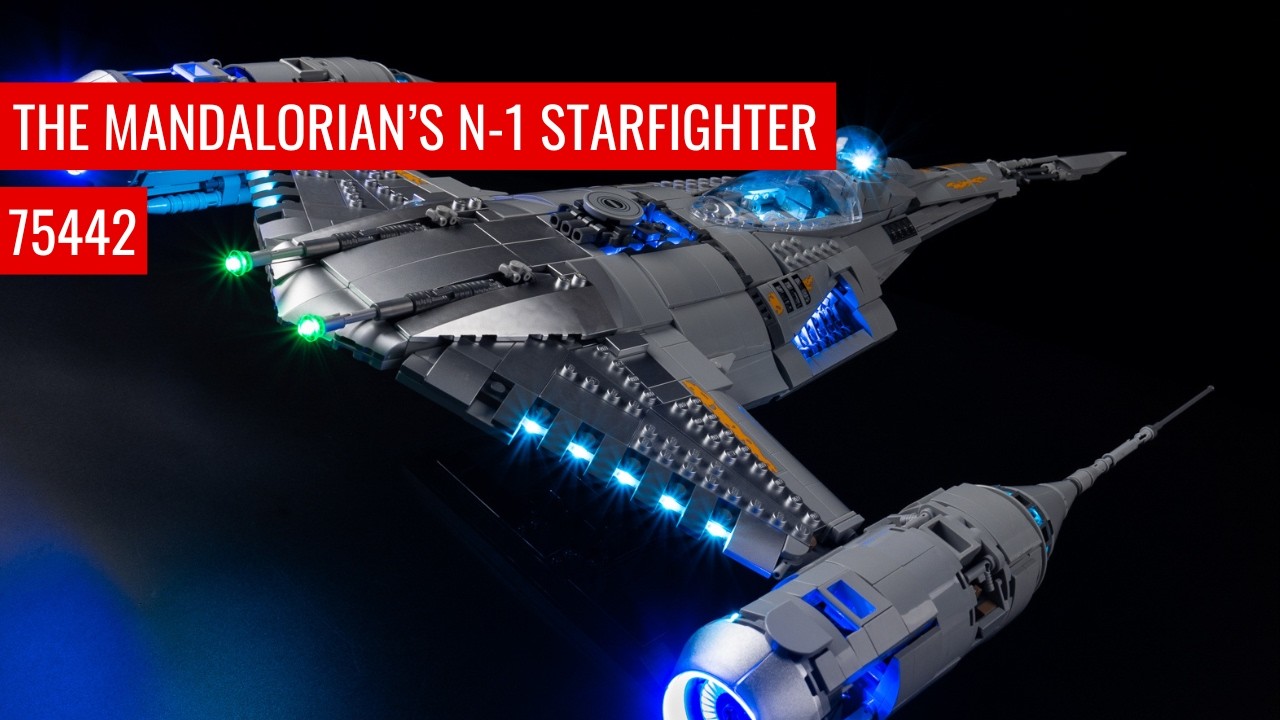 LED Light Kit for LEGO&reg; The Mandalorian&rsquo;s N-1 Starfighter 75442