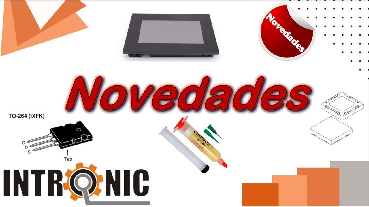 Novedades: Componentes, pantalla, sensores, placas y más para los próximos videos... 📺