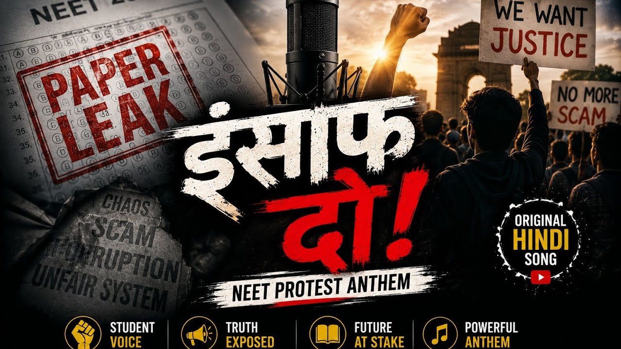 INSAAF DO | Original Hindi Protest Anthem | NEET Protest Song | Student Voice