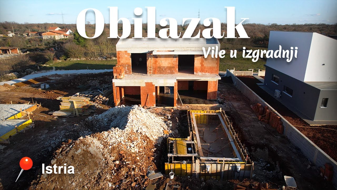 Izgradnja moderne vile u Istri sa Schüco stolarijom i ventiliranom fasadom Swisspearl